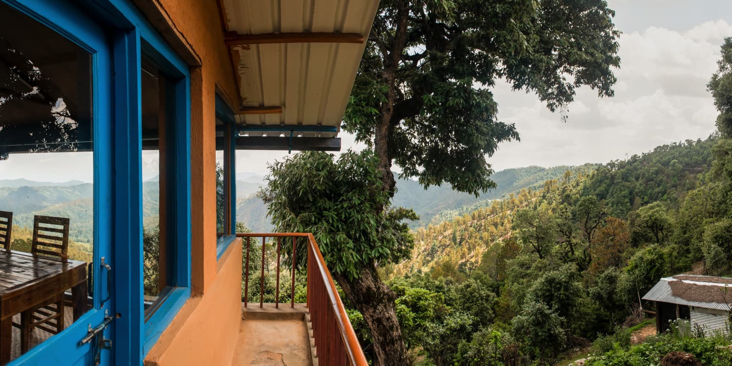 The Family Suite — glass observatory with valley views
