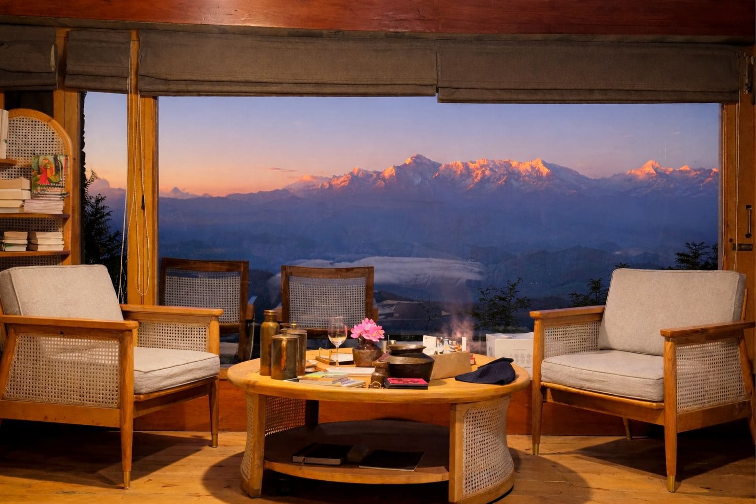Golden hour at Kumaon Vann