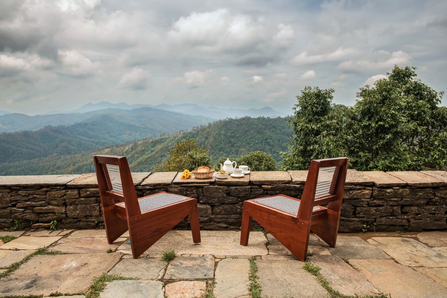Afternoon tea at Tehni