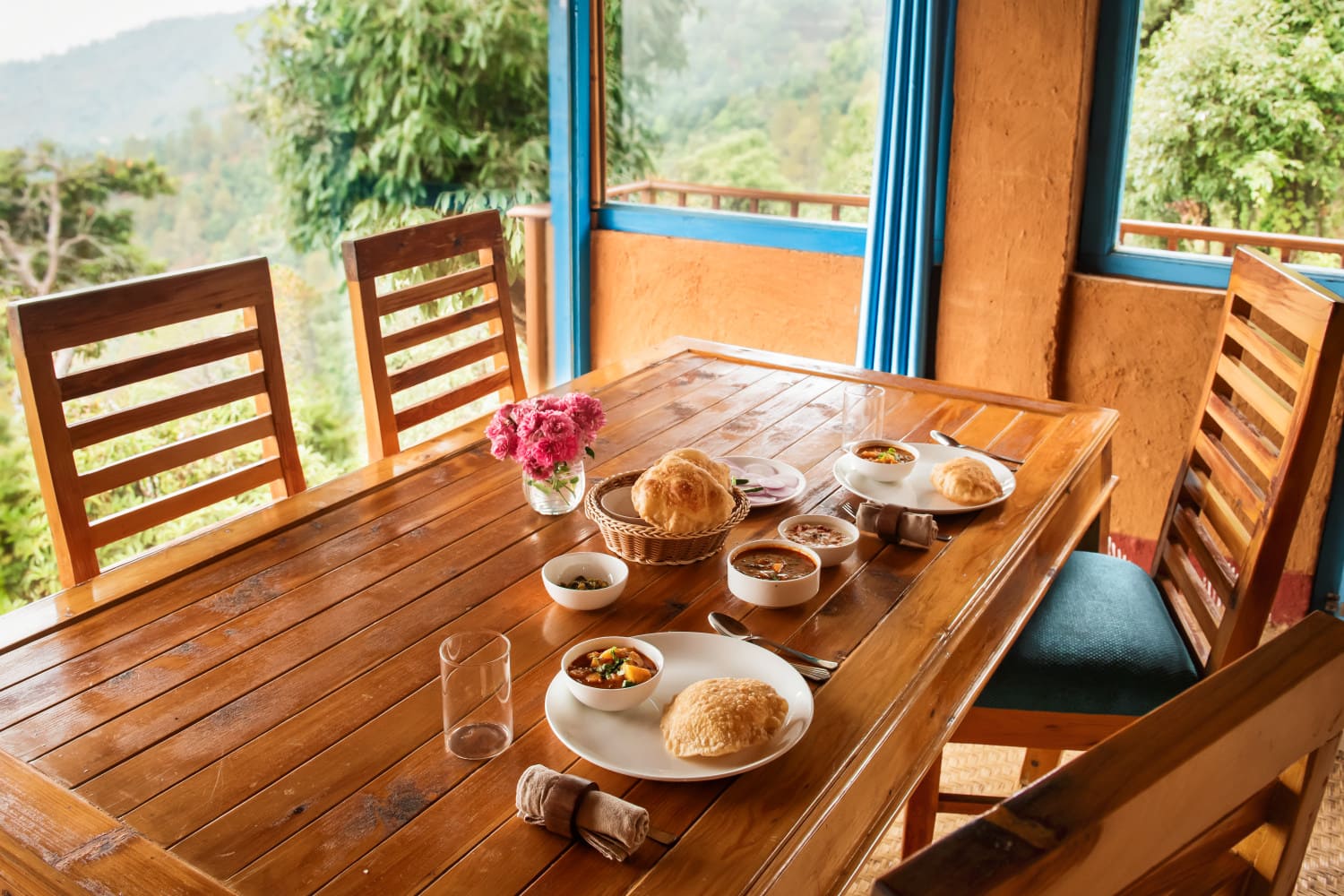 Indian breakfast — second service