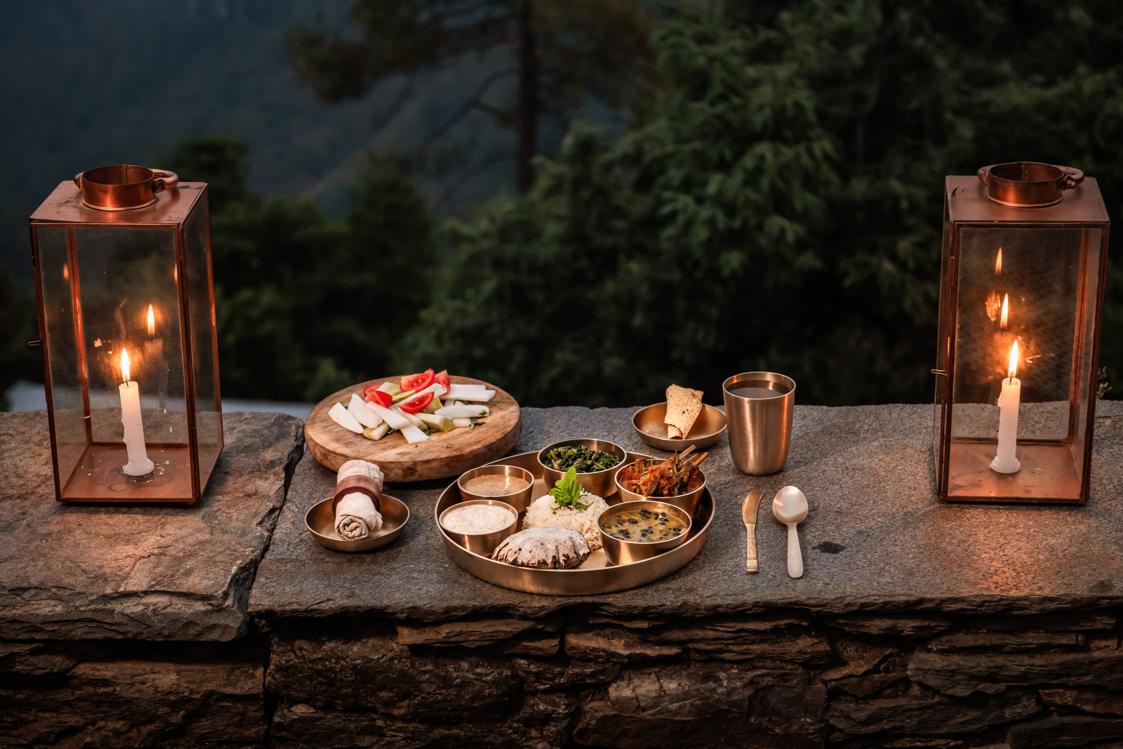 Kumaoni thali, served fresh